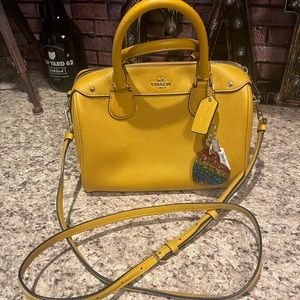 Coach Crossbody bag – mustard color – $45 – like new